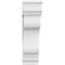 Ekena Millwork Standard Carmel Architectural Grade PVC Bracket With Traditional Ends, 5"W x 18"D x 18"H BKTP05X18X18CAR01 - alternate 3